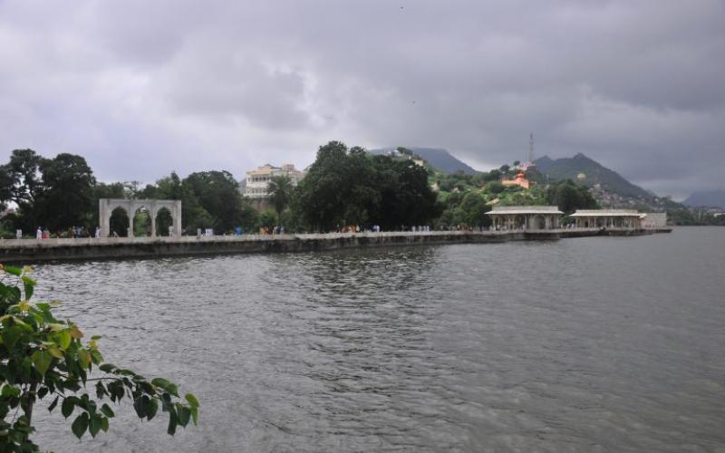 Ana Sagar lake & Chaupati , Ajmer