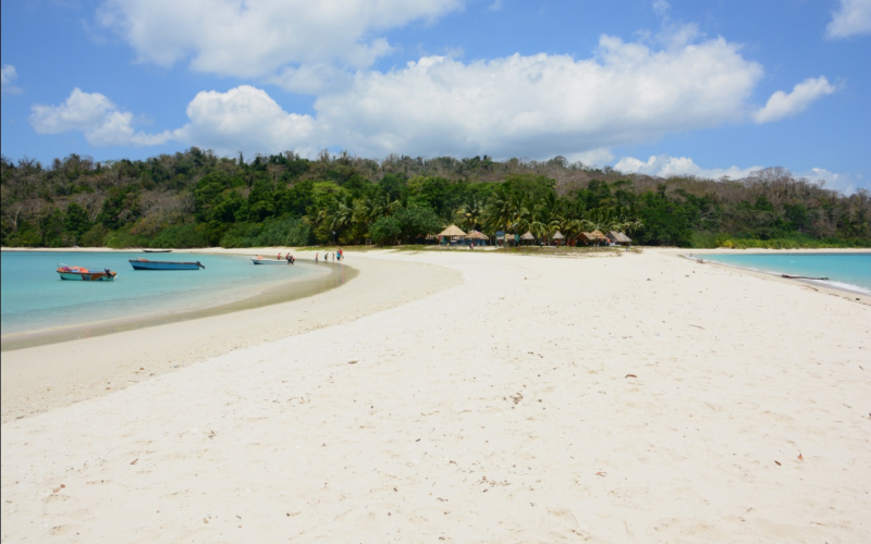 Natural Sand bar at Ross and Smith Island