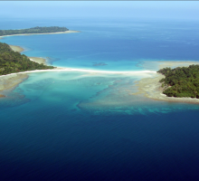 Natural Sand bar at Ross and Smith Island